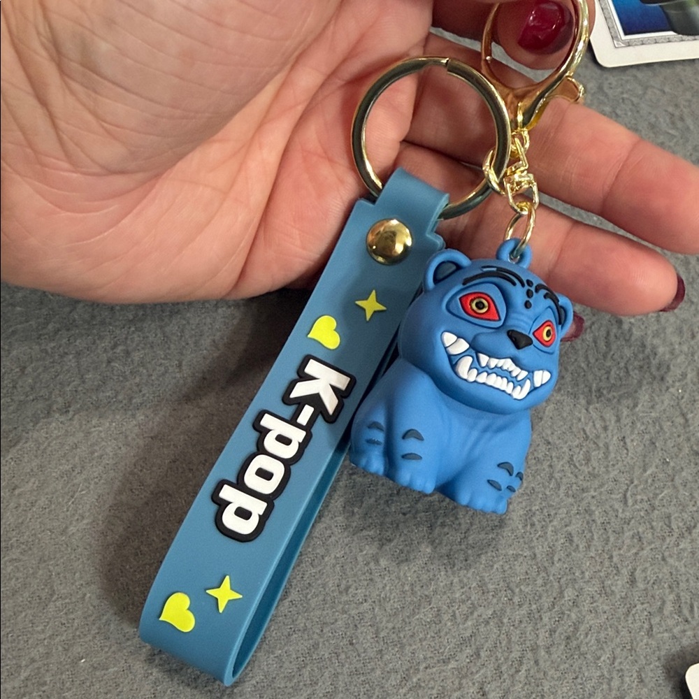 KPOP- Derpy Tiger  Keychain
